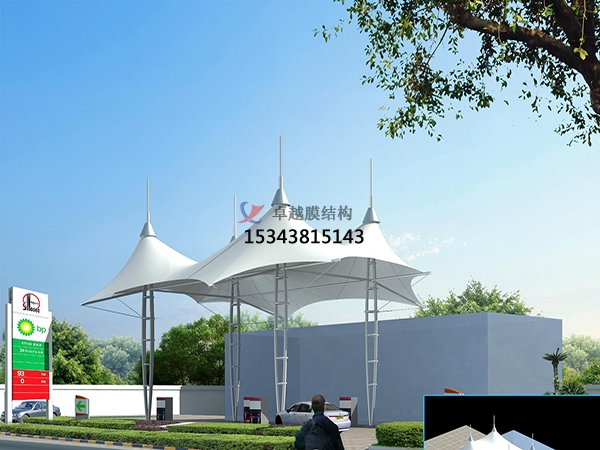 恩施市膜結(jié)構(gòu)雨棚工程設(shè)計施工案例